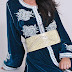 Midnight Bule Moroccan Kaftan