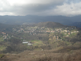 Lumarzo sits on a hillside in Liguria