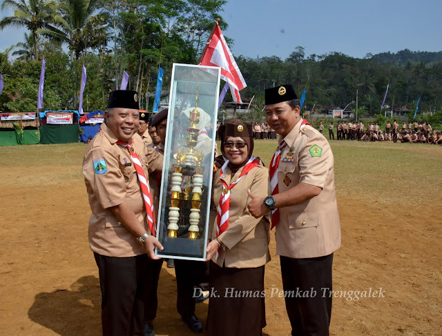 Kwarcab Trenggalek Gelar Apel Besar Peringati HUT ke-57 Gerakan Pramuka