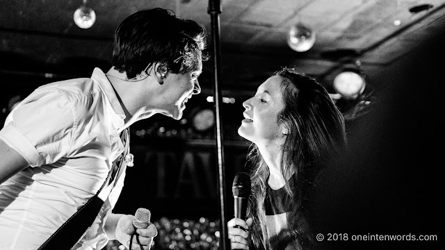 July Talk at The Legendary Horseshoe Tavern on May 10, 2018 for CMW Canadian Music Week Photo by John Ordean at One In Ten Words oneintenwords.com toronto indie alternative live music blog concert photography pictures photos