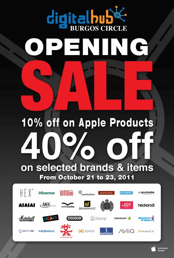 Manila Shopper Digital HubBurgos Circle Opening SALE