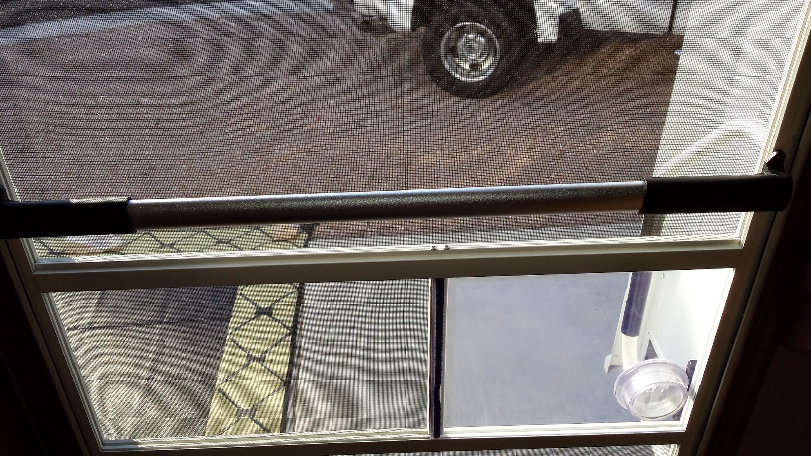 Camp LowryThat's How We Roll Screen door handle install