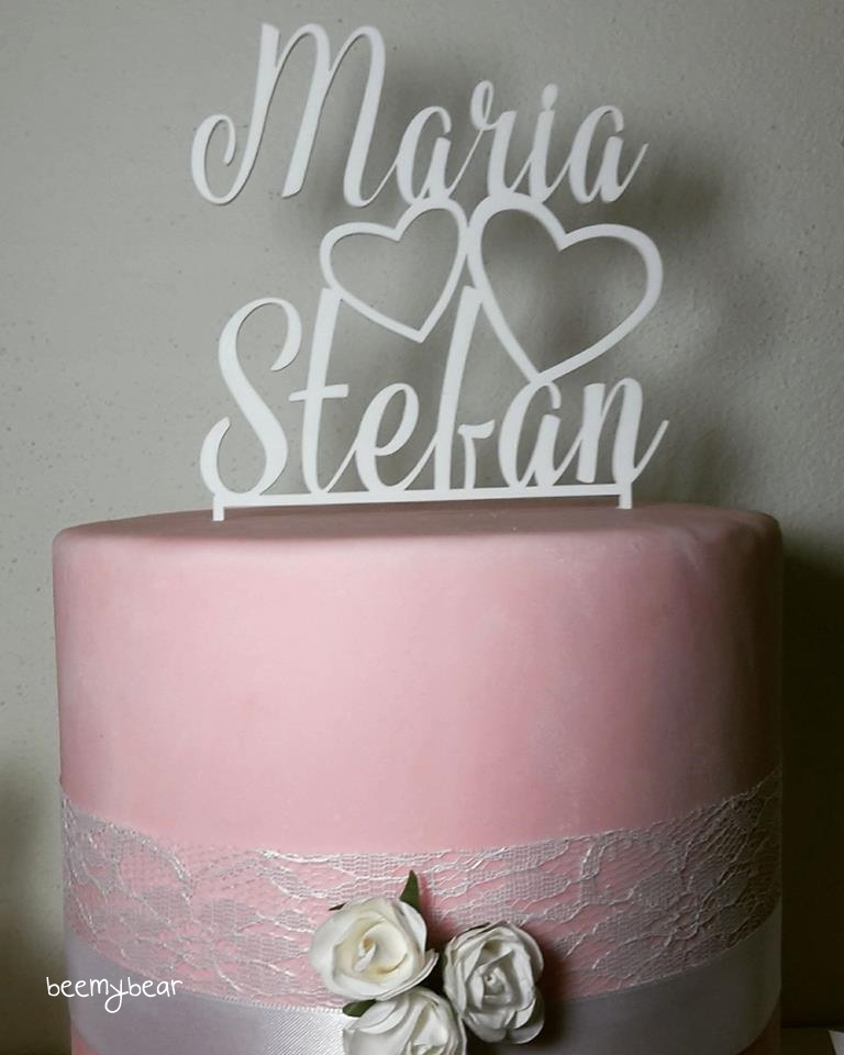 Stampin with Beemybear: Cake Topper für die Hochzeitstorte
