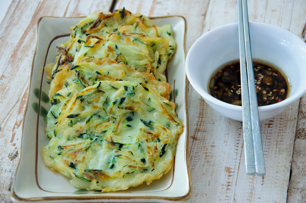Give Thanks Zucchini Pancake ( korean style )