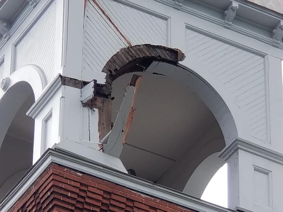 Wellsville Regional News (dot) com Lightning strikes Alfred Village Hall