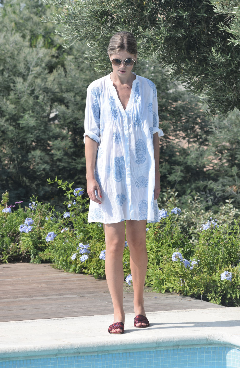 Outfit of the day, Chloé, Positano, Dries Van Noten, ootd, pool, fashion, blogger, style, summer