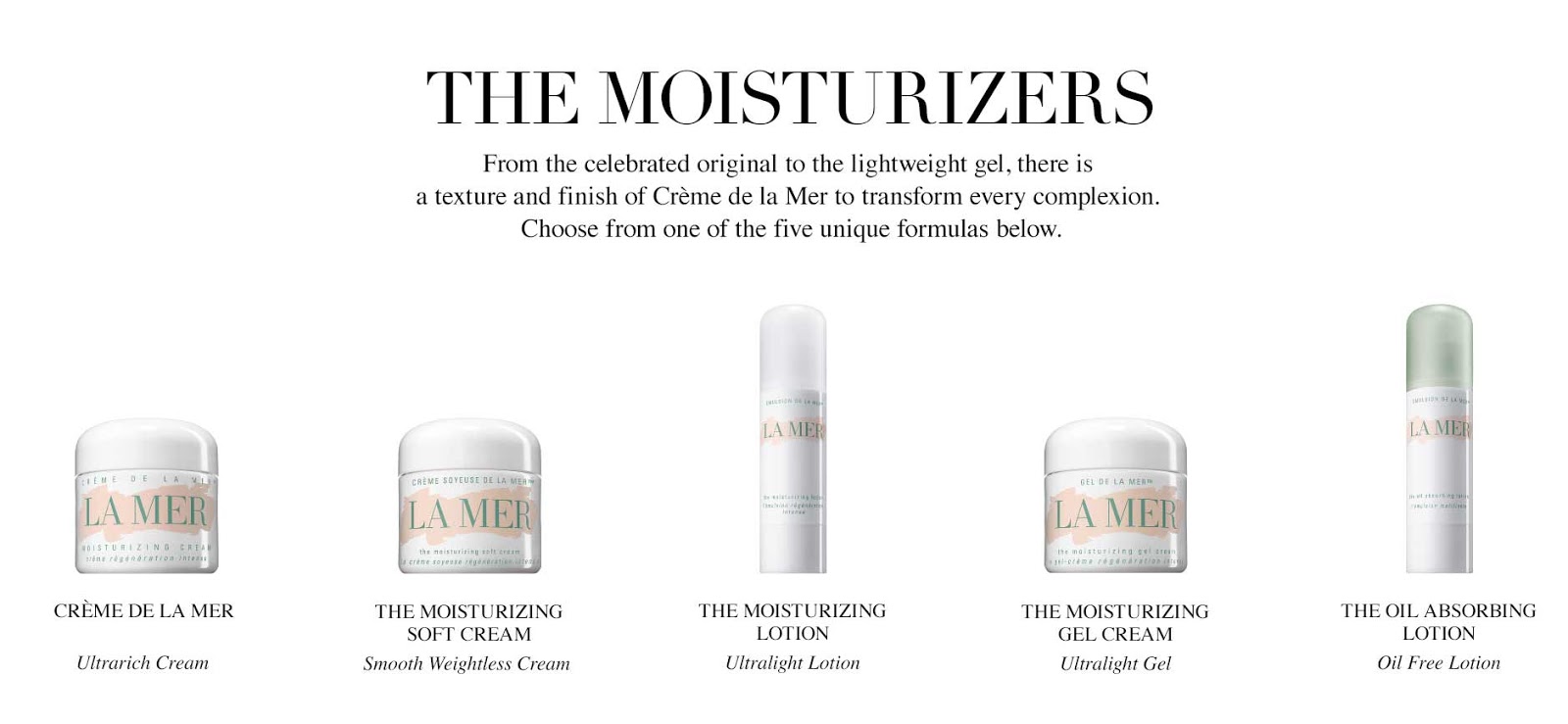 La Mer The Moisturizers La Mer The Moisturizers