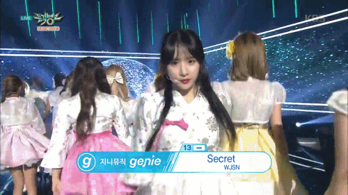 오늘자 뮤직뱅크 한복입은 우주소녀 비밀이야 | 인스티즈