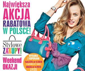 Stylowe zakupy - największa akcja rabatowa w Polsce 1-3 kwiecień 2016 Promocje i wyprzedaże