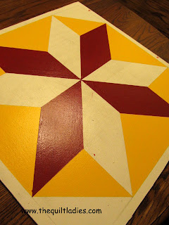 painting a barn quilt