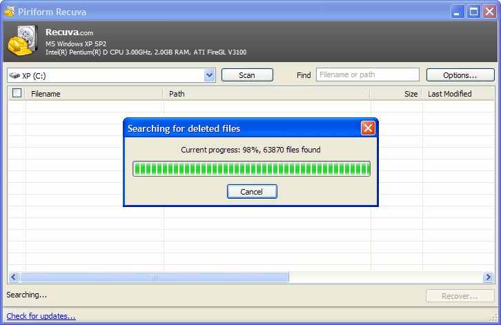 SCARICARE RECUVA ITALIANO GRATIS
