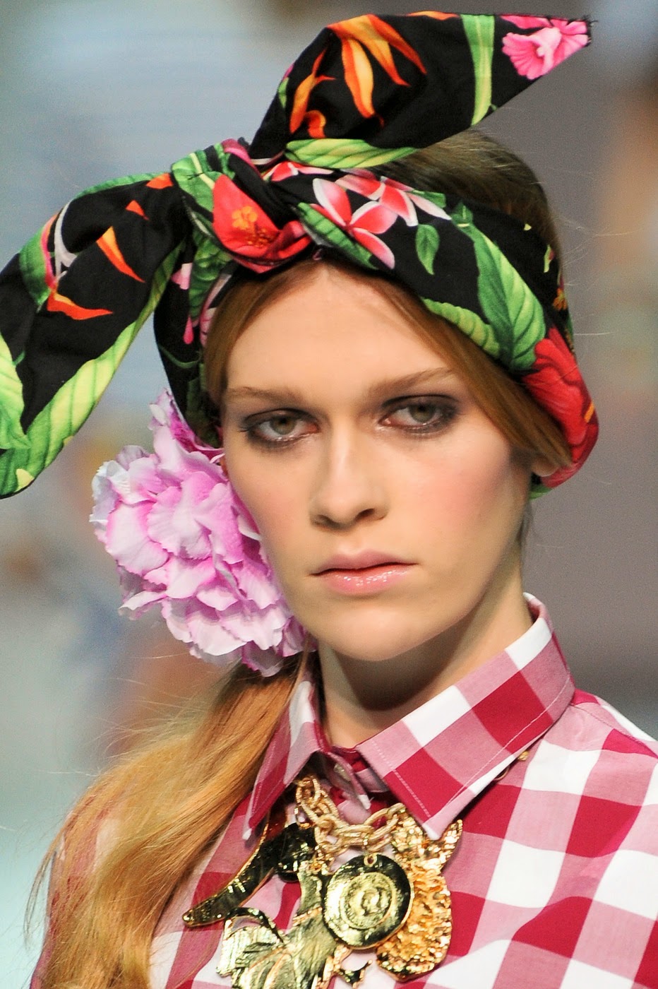 Fashion Show Крупный план Stella Jean Весна 2014 ♥♥♥