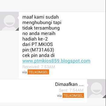 Balasan Kocak SMS Penipuan Balasan Kocak SMS Penipuan