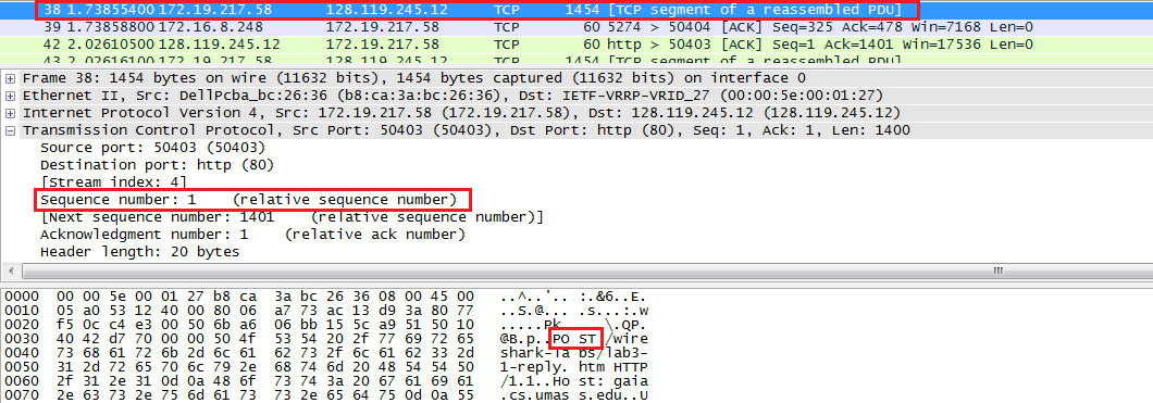 solution to wireshark http