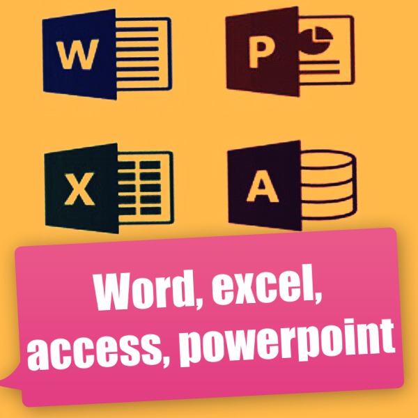 Apprendre Microsoft office ( Word, excel, Access, PowerPoint).