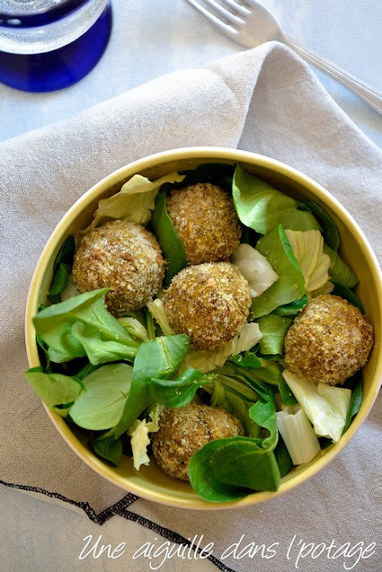 Boulettes végétariennes aux lentilles vertes