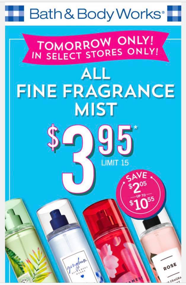 Life Inside The Page Bath Body Works One Day Only Sales Saturday May 25th Varying Sale Pricing Select Stores Life Inside The Page Bath Body Works One Day Only Sales Saturday May 25th Varying Sale Pricing Select Stores