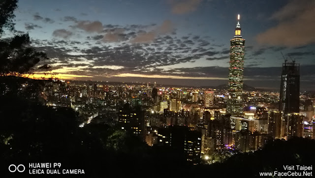 Night shot of Taipei 101