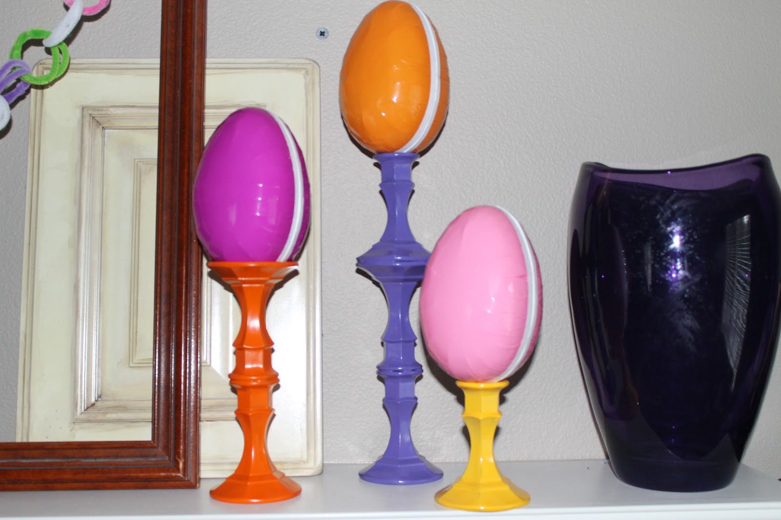 Seeking EcoChic Spring Candle holders