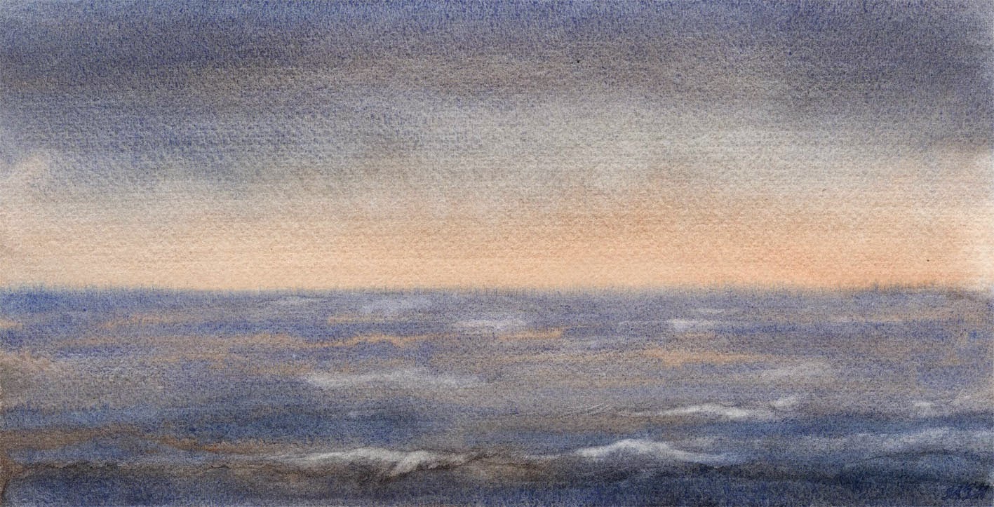 Calm Seas-Michael Howley Artist. A signed limited edition print from an original watercolour