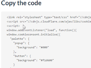 cookie consent code cookie consent code