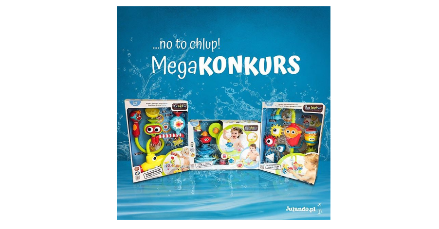 Do wygrania zabawki kąpielowe Konkurs