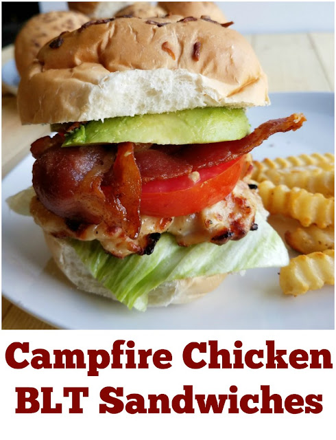 These Campfire Chicken BLT Sandwiches are sure to put a smile on your face and fill up your belly! A fun dinner for camping or at home, it's bound to be a hit!
