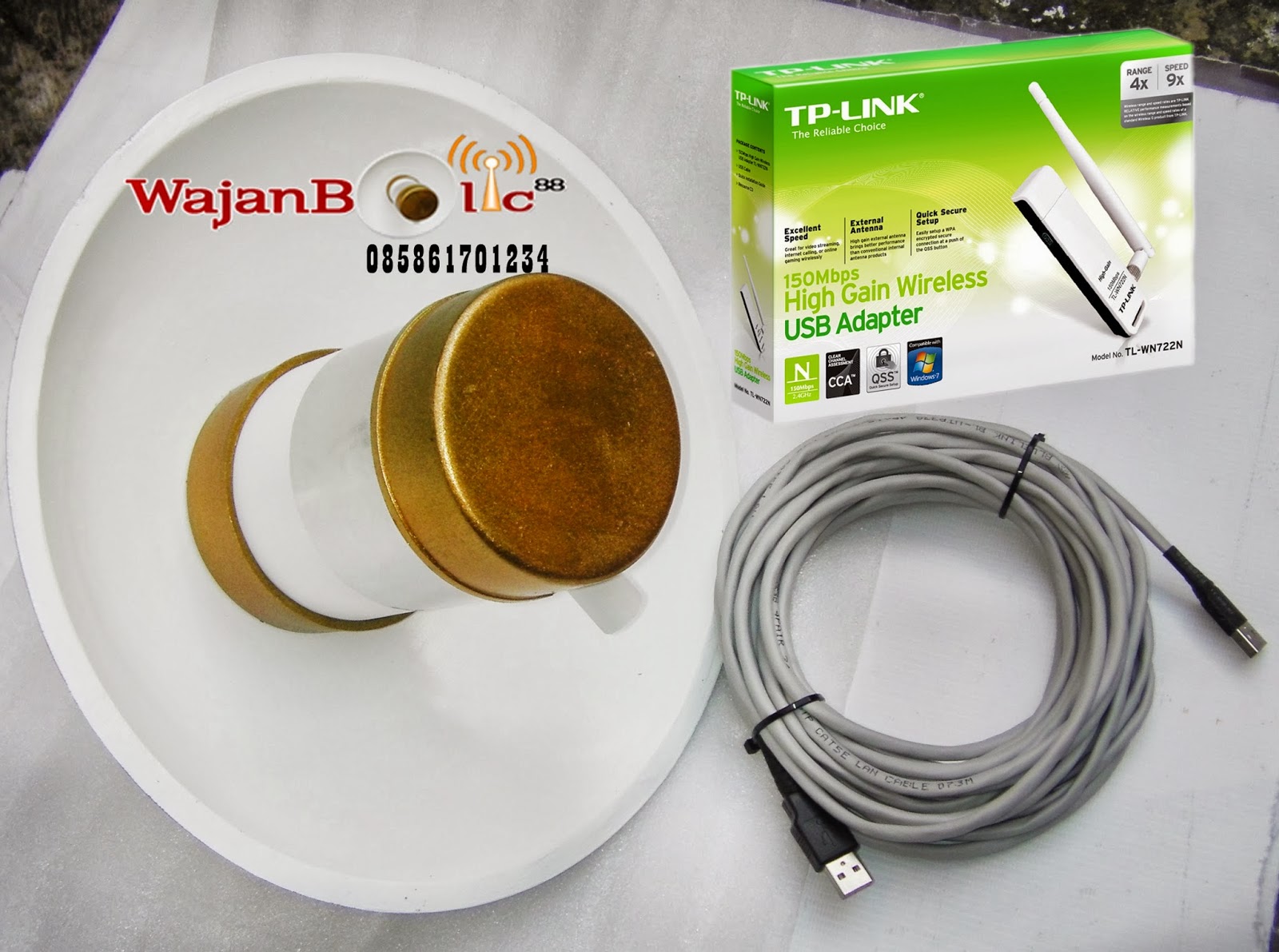 Paket Antena Wajan Bolic Ultimate Usb Wifi 150mbps WajanBolic88