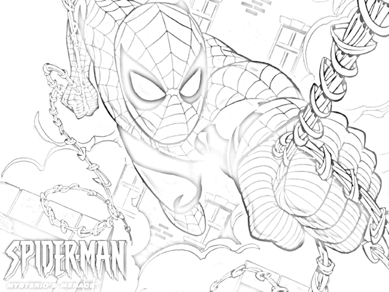  Spiderman Coloring Pictures