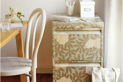 Home Decor Diy Furnishings Interior Design And Furniture Ten Best Make Your Boring Gray Filing Cabinet Something Special By Covering It In Wallpaper First Remove The Handles And Pull Out Drawers