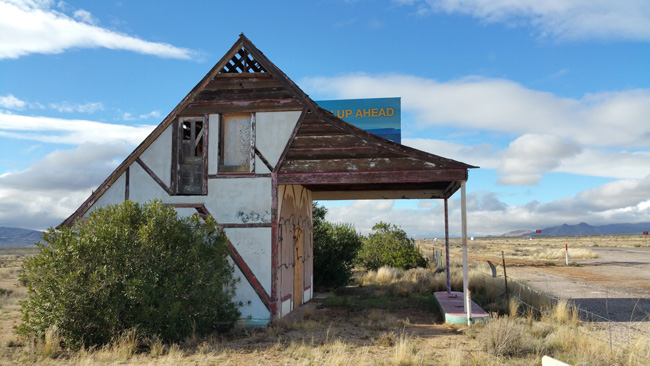 Christmas Tree Inn Abandoned Theme Park in Santa Claus Arizona
