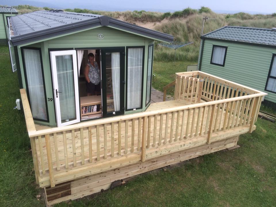 Garden Carpentry. Timber decking design and build Silly season on the