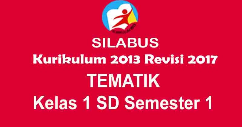 Silabus Tematik Kelas 1 SD Semester 1 Kurikulum 2013