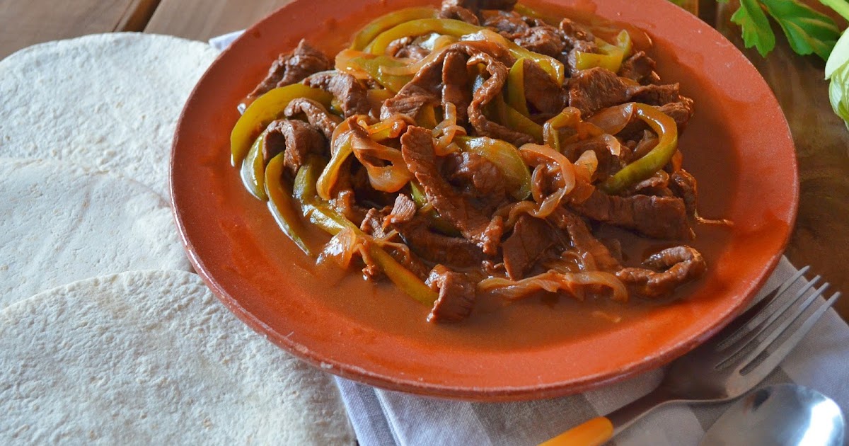 Fajitas de ternera Tex Mex Chismes y Cacharros