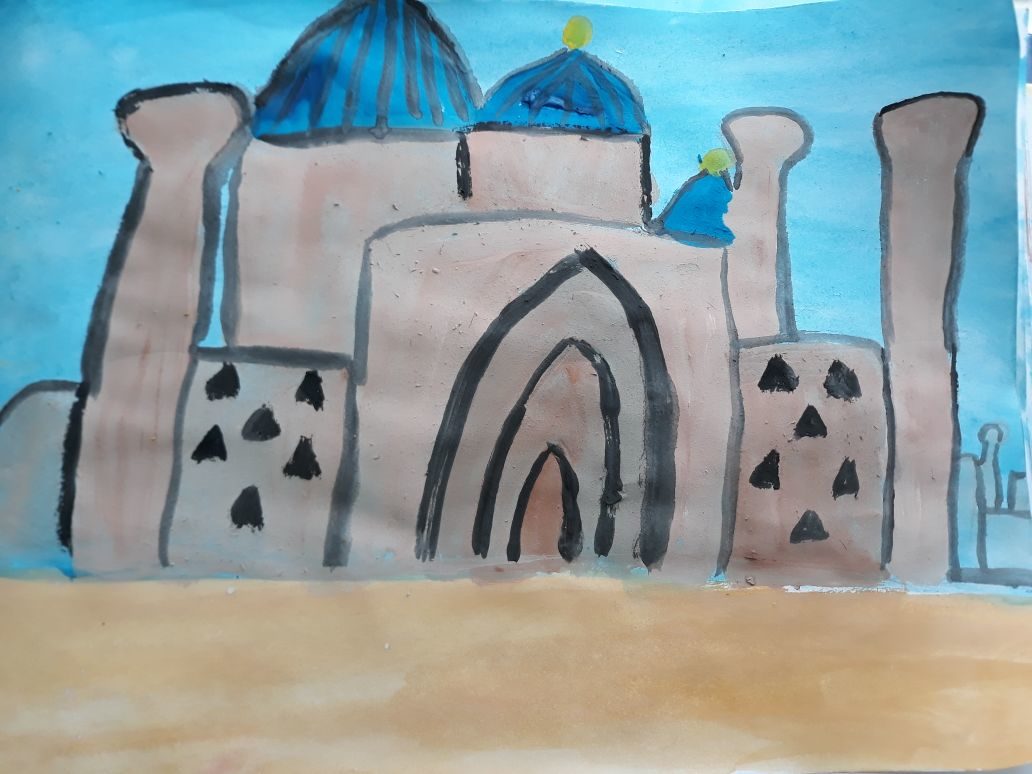 Город в пустыне 4 класс изо рисунок. Город в пустыне рисунок. Детский рисунок города в пустыне. Рисование 4 класс города в пустыне. Детские рисунки на тему города в пустыне.