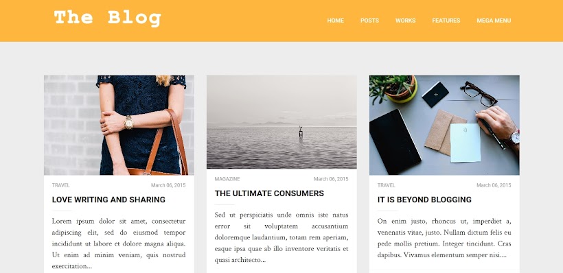 TheBlog Free Blogger Template
