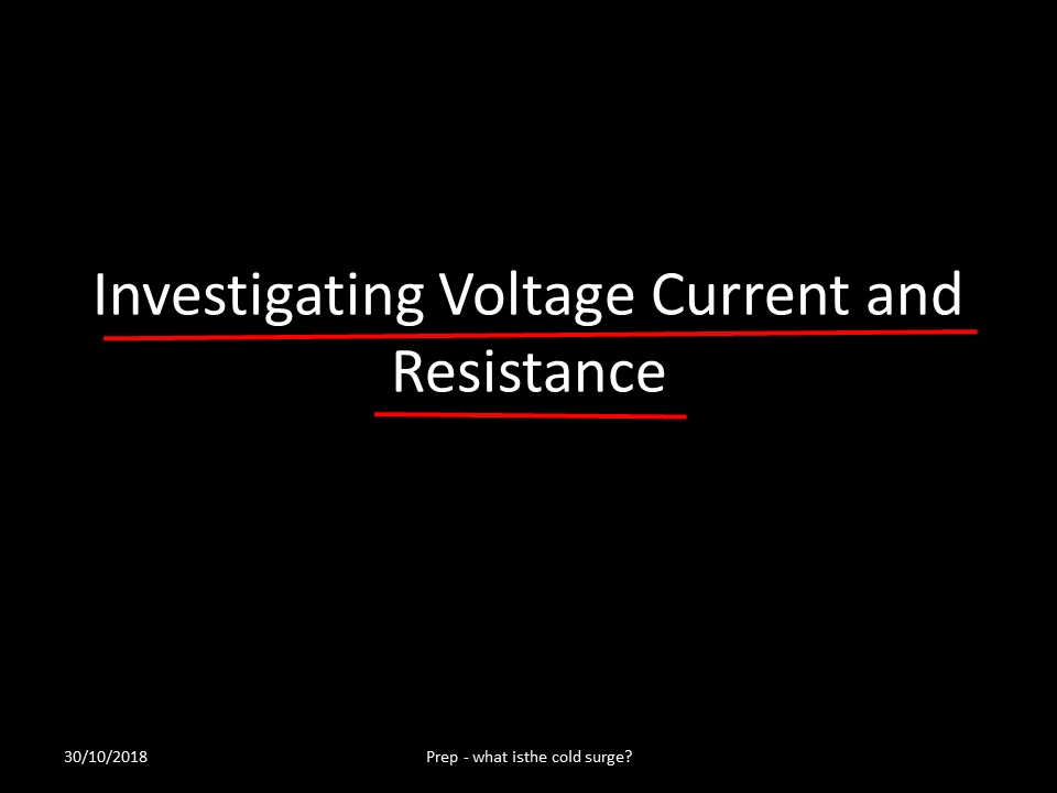 Mr Lloyd's Interactive Board IV Characteristics of a filament lamp