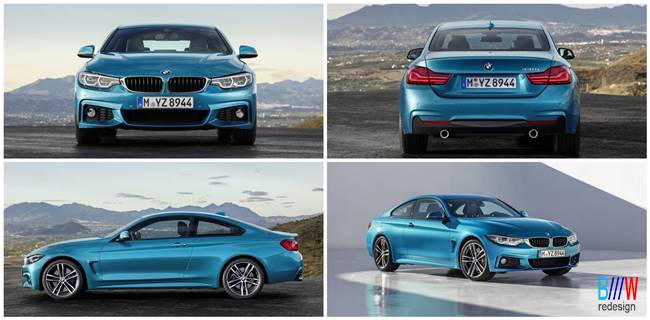 2018 BMW 4 Series Coupe Facelift Exterior 2018 BMW 4 Series Coupe, Convertible, and Gran Coupe Facelift