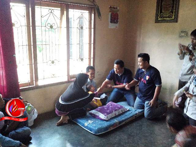 Gempur Lampura Beri Tali Asih Pada Bocah Penderita Intrakranial