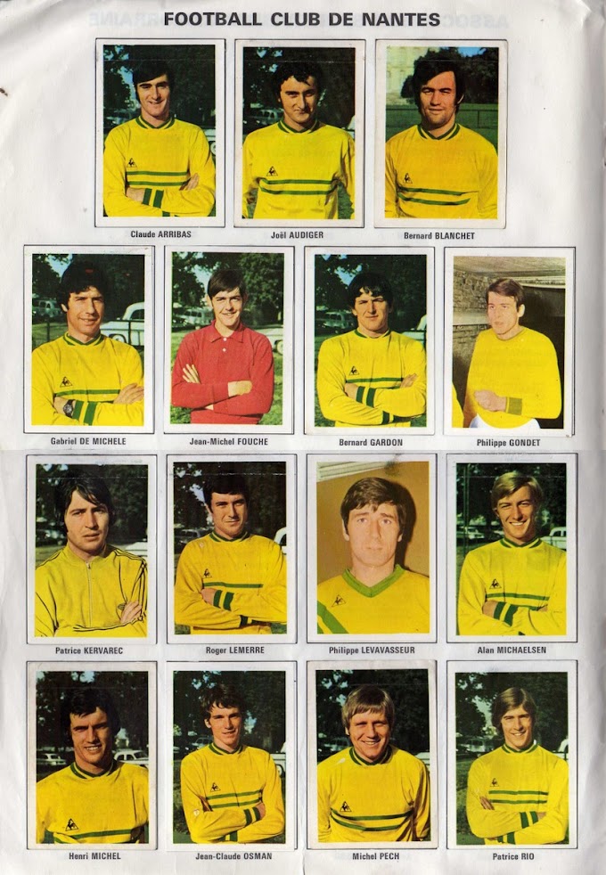 F.C NANTES 1970-71. By Ageductaifs.