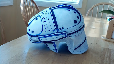 Classic Tron helmet prop replica