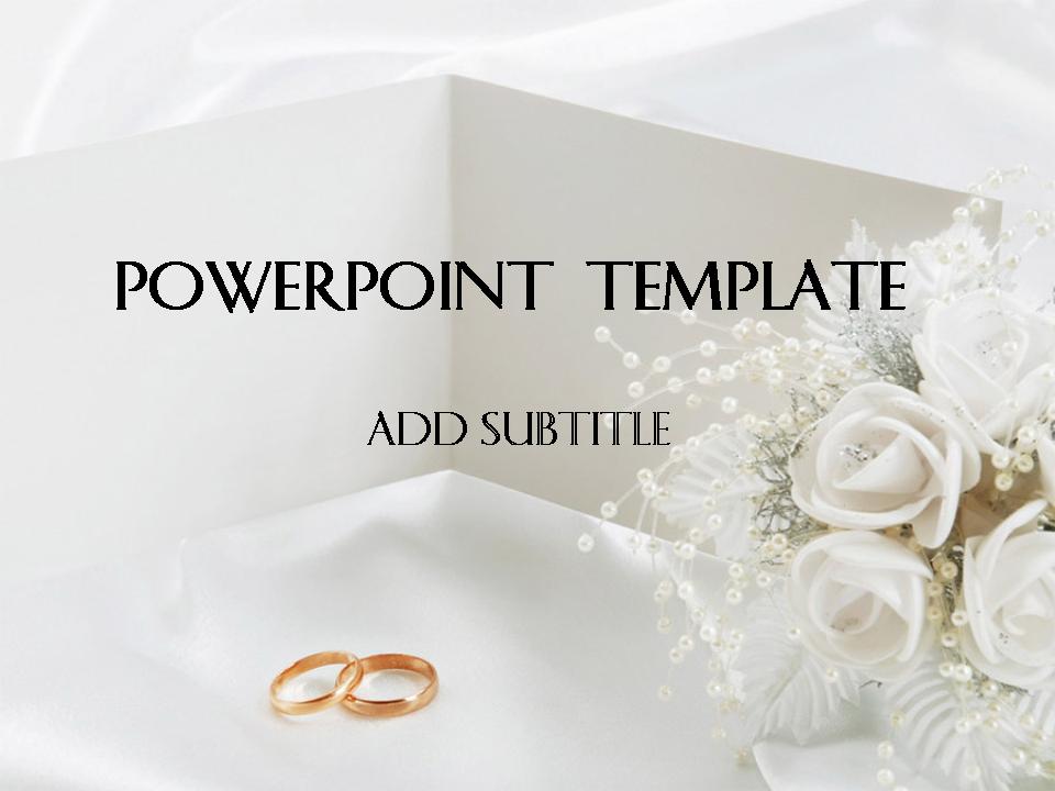 Wedding PowerPoint template 1