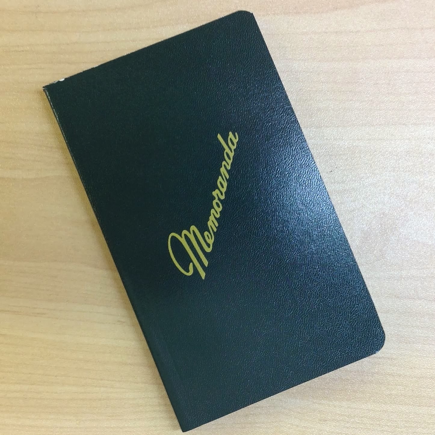bingbabel US Military issued Memoranda Pocket Notebook