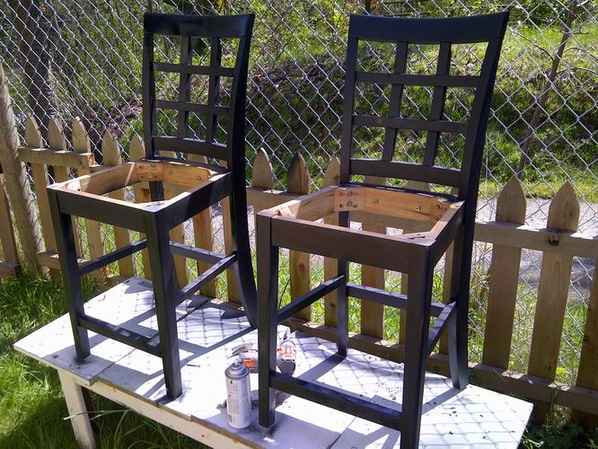 4 the love of wood HOW TO PAINT BAR STOOLS farmhouse white kitchen decor