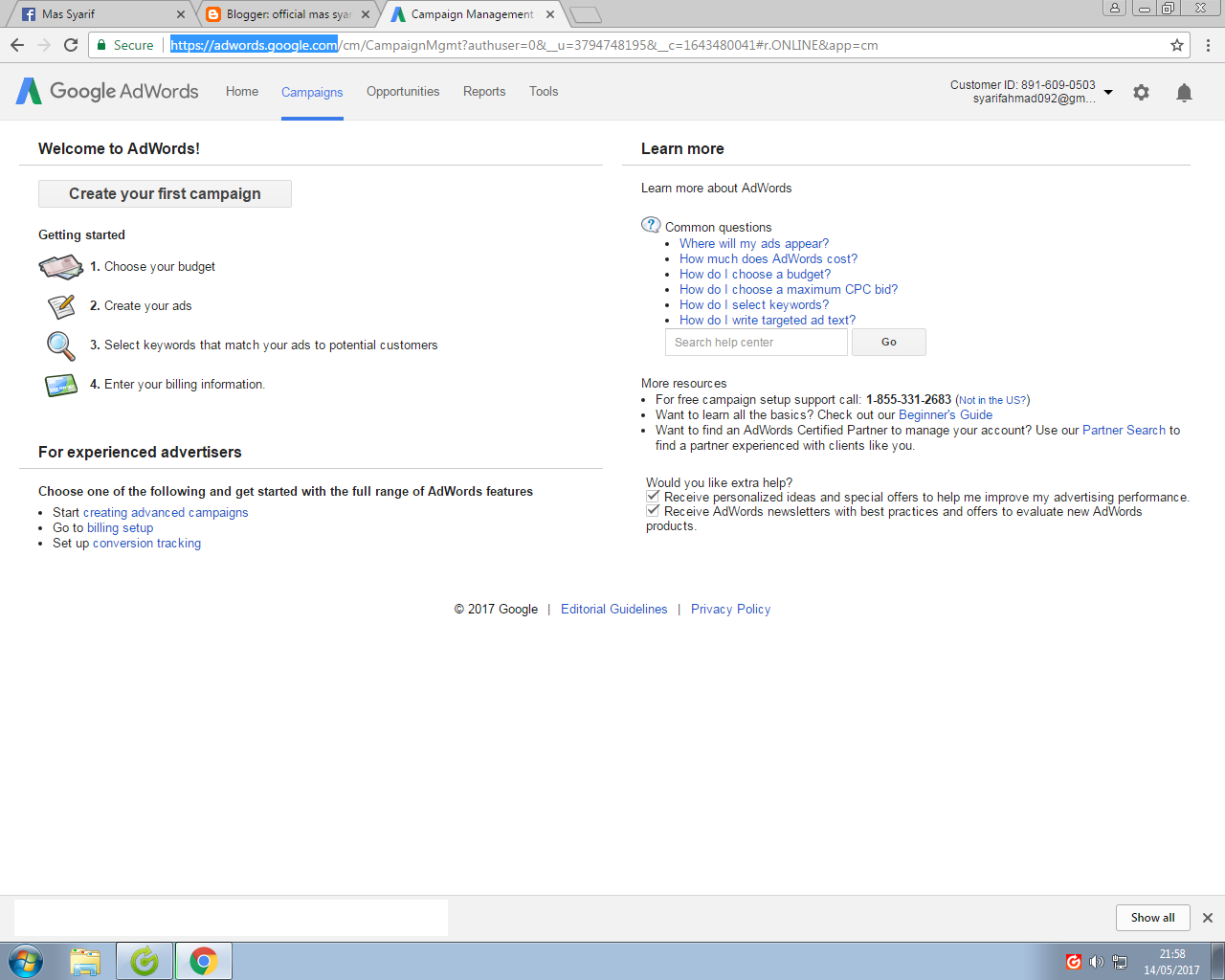 Official mas syarief Blog Cara Menggunakan Keyword Planner Untuk Riset