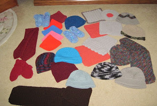 crocheted items for homeless