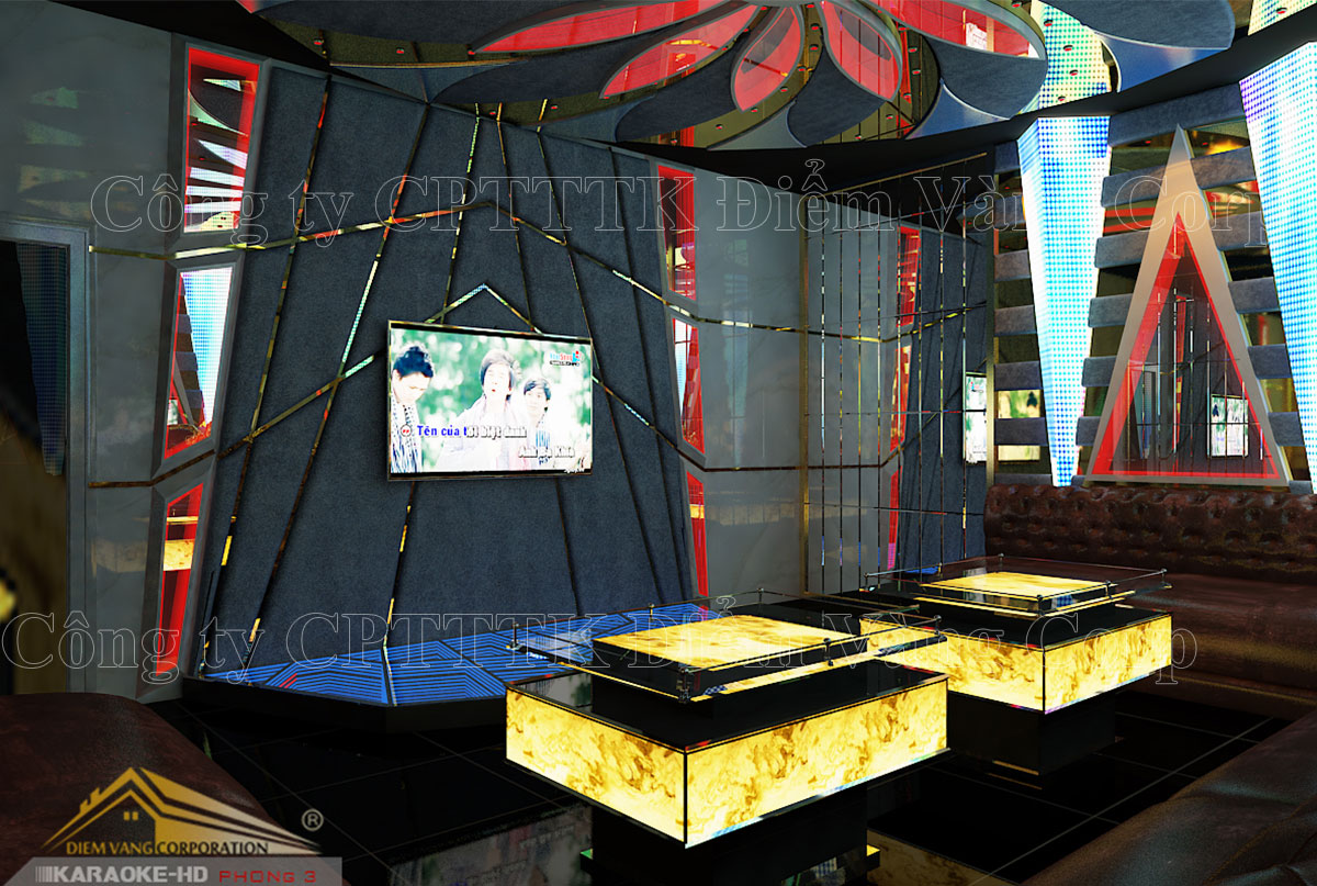 Thiết kế phòng karaoke 3D Ảnh Full chất lượng cao 36
