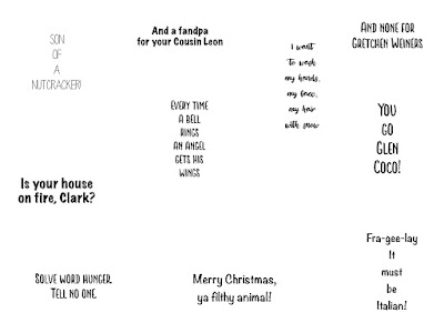 Autumn Amelia: DIY Christmas Movie Quote Gift Tags