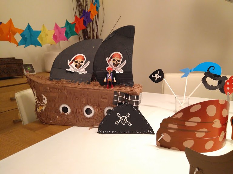 decoración fiesta pirata