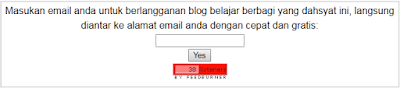 Berlangganan Artikel FeedBurner Berlangganan Artikel FeedBurner